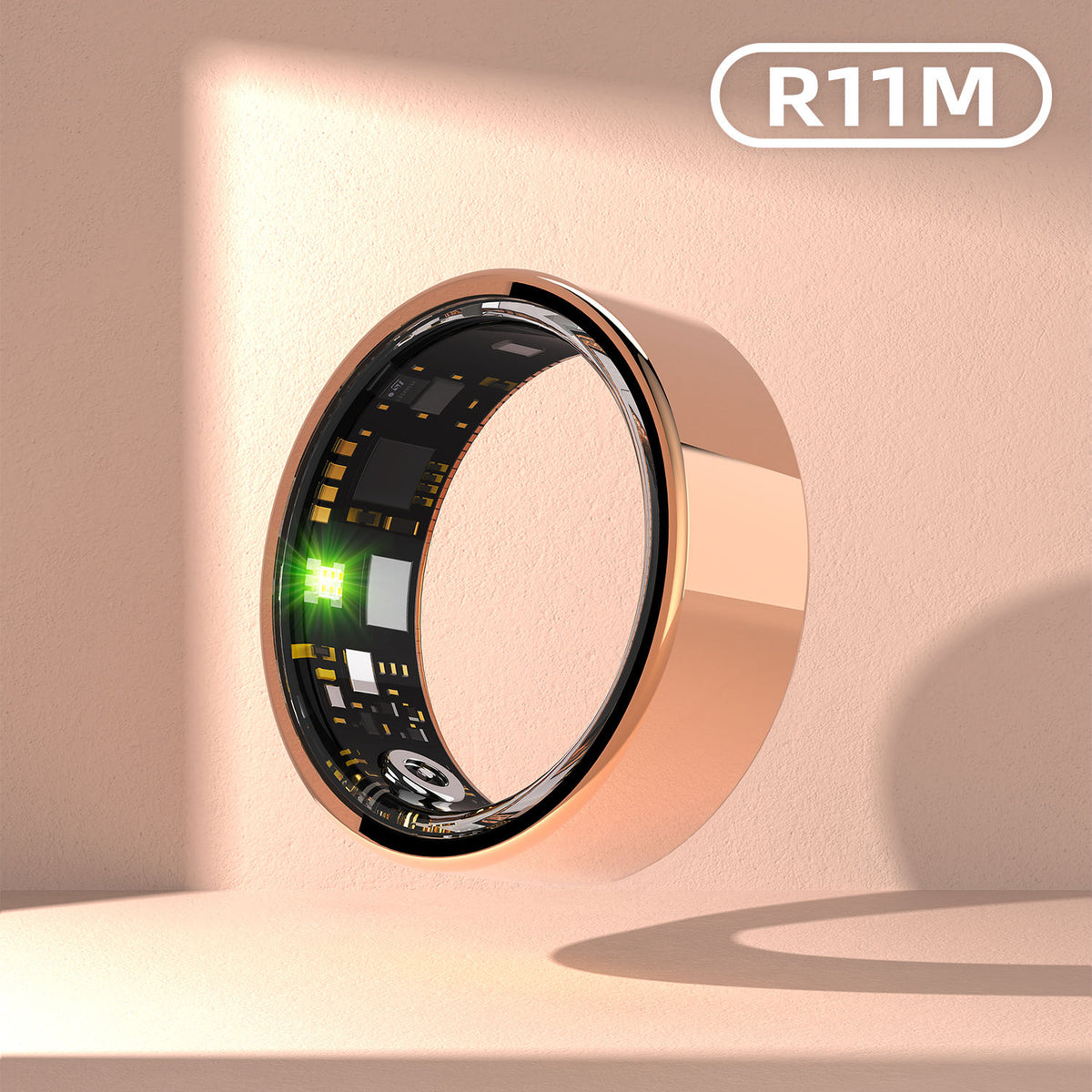 R15 Smart Ring — IP68 Waterproof, Heart Rate & Blood Pressure, Sleep & SpO2 Monitoring | Magnetic Charging | iOS & Android