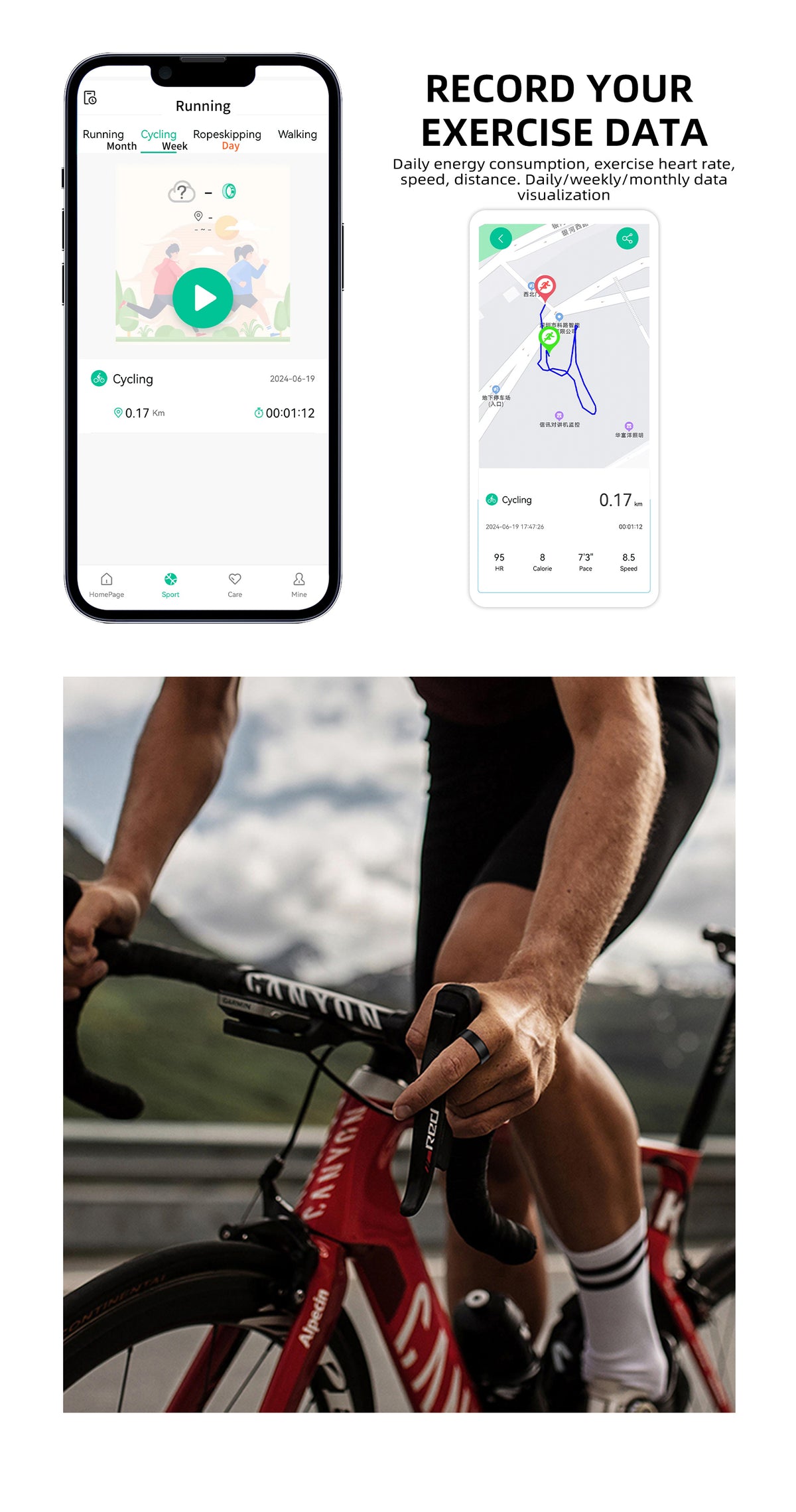 R15 Smart Ring — IP68 Waterproof, Heart Rate & Blood Pressure, Sleep & SpO2 Monitoring | Magnetic Charging | iOS & Android