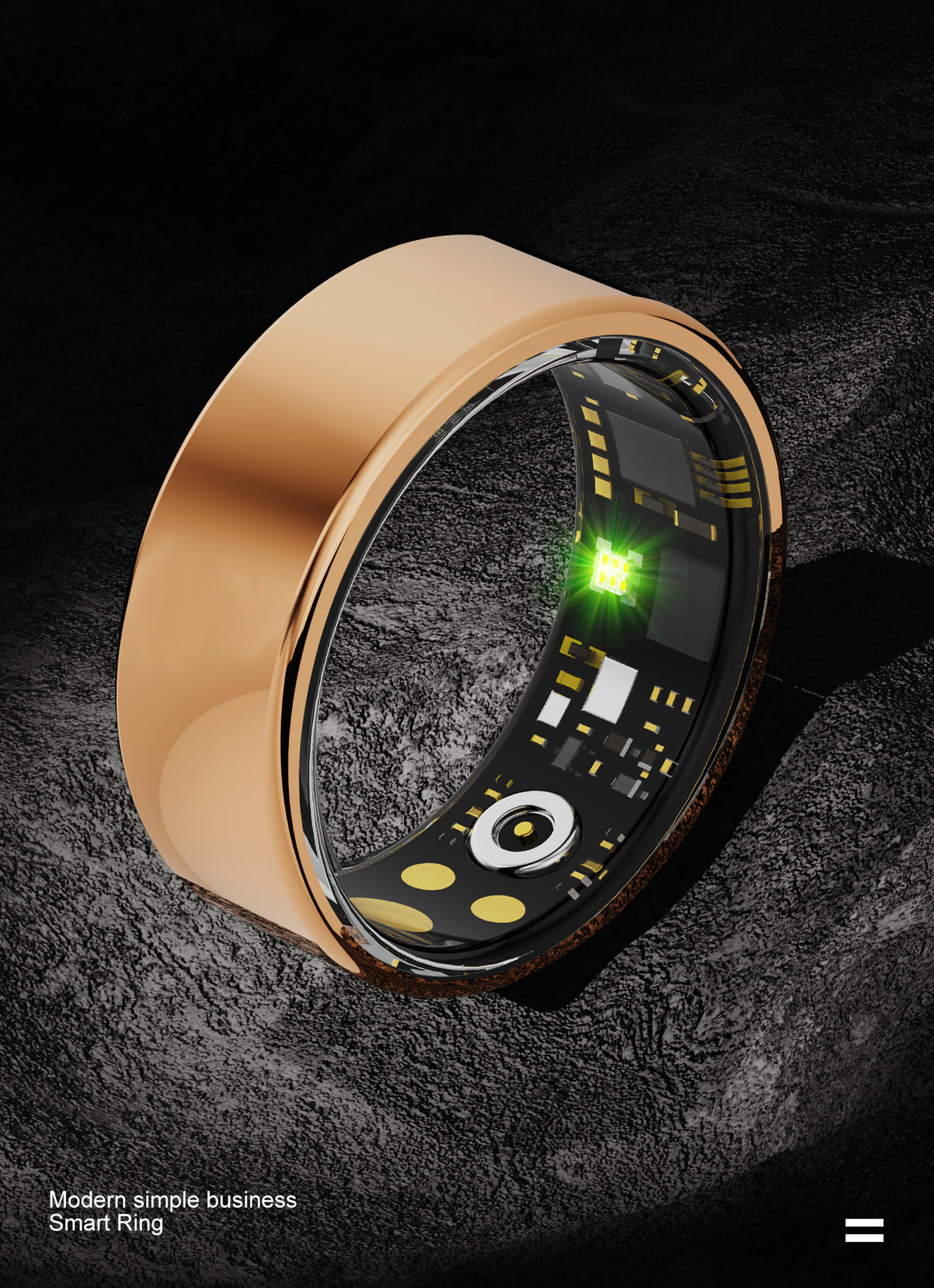 R15 Smart Ring — IP68 Waterproof, Heart Rate & Blood Pressure, Sleep & SpO2 Monitoring | Magnetic Charging | iOS & Android