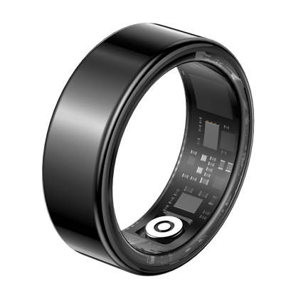 R16 Smart Ring — Heart Rate, Blood Oxygen, HRV, Sleep & Stress Tracking | IP68+5ATM | iOS & Android
