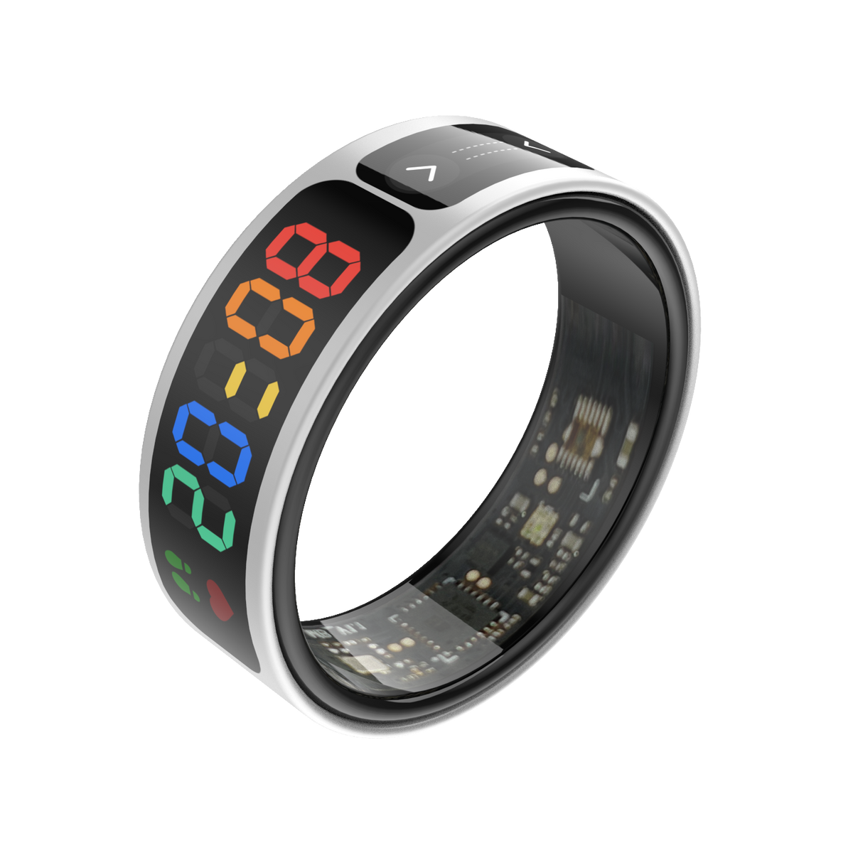 R17 Smart Ring — Heart Rate, Blood Pressure, SpO2 & Sleep Tracking | 5ATM Waterproof | Lefun Health App | Sizes 8–12