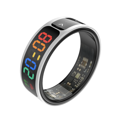 R17 Smart Ring — Heart Rate, Blood Pressure, SpO2 & Sleep Tracking | 5ATM Waterproof | Lefun Health App | Sizes 8–12