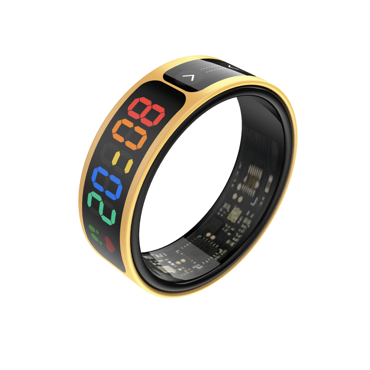 R17 Smart Ring — Heart Rate, Blood Pressure, SpO2 & Sleep Tracking | 5ATM Waterproof | Lefun Health App | Sizes 8–12