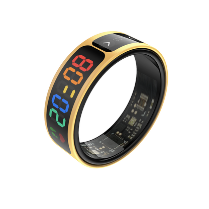 R17 Smart Ring — Heart Rate, Blood Pressure, SpO2 & Sleep Tracking | 5ATM Waterproof | Lefun Health App | Sizes 8–12