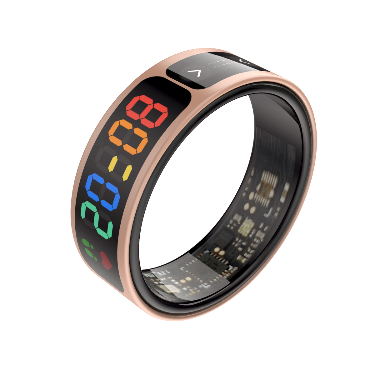 R17 Smart Ring — Heart Rate, Blood Pressure, SpO2 & Sleep Tracking | 5ATM Waterproof | Lefun Health App | Sizes 8–12