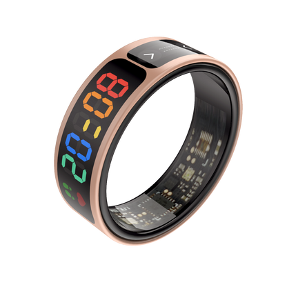 R17 Smart Ring — Heart Rate, Blood Pressure, SpO2 & Sleep Tracking | 5ATM Waterproof | Lefun Health App | Sizes 8–12