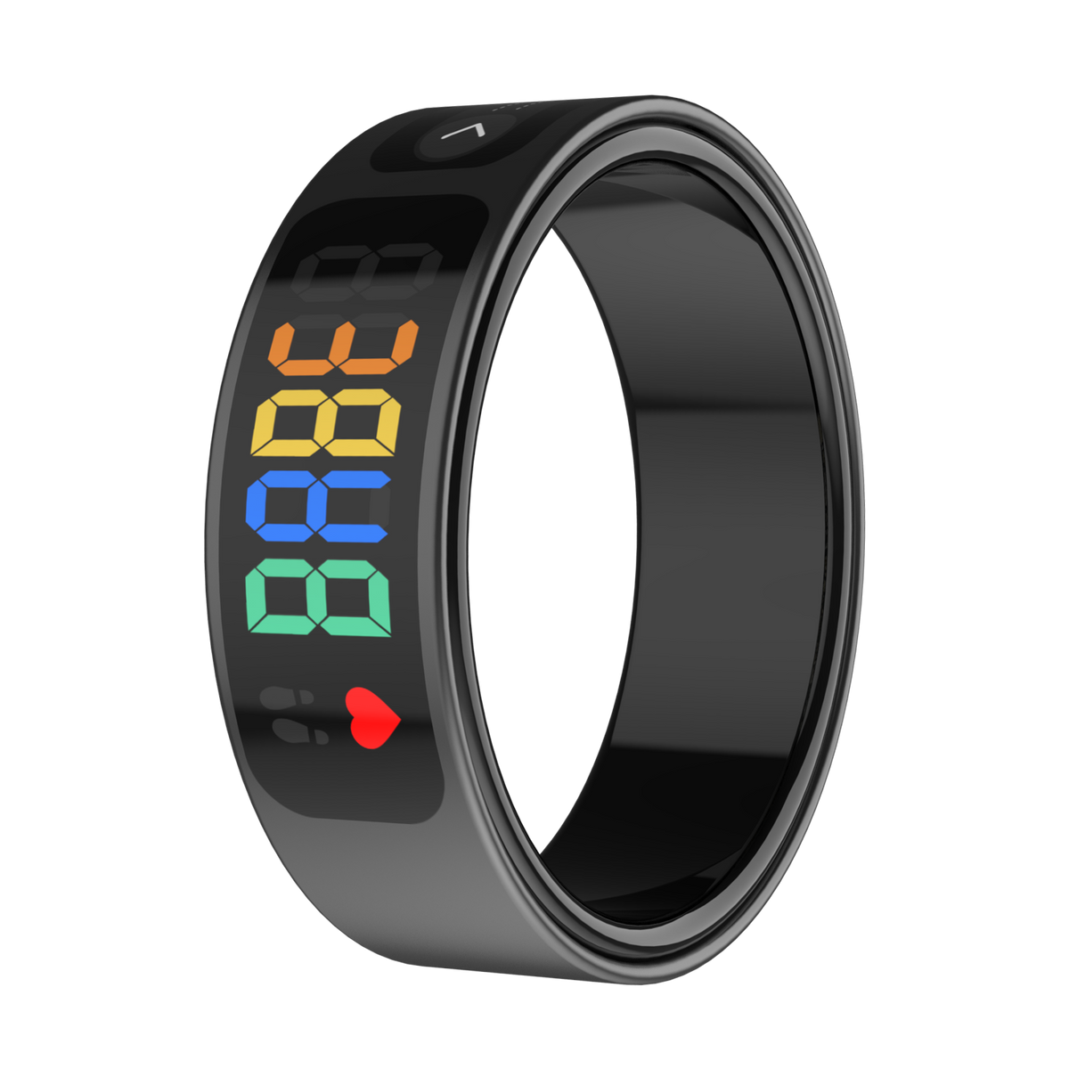 R17 Smart Ring — Heart Rate, Blood Pressure, SpO2 & Sleep Tracking | 5ATM Waterproof | Lefun Health App | Sizes 8–12