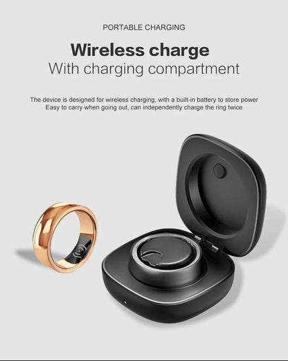 R18 Smart Ring, Waterproof Fitness Tracker with Heart Rate, Blood Oxygen & Sleep Monitoring