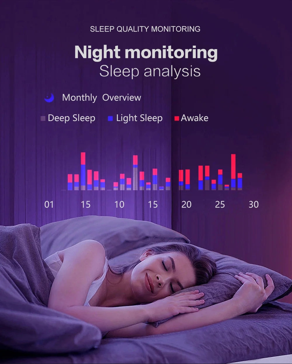 R18 Smart Ring, Waterproof Fitness Tracker with Heart Rate, Blood Oxygen & Sleep Monitoring