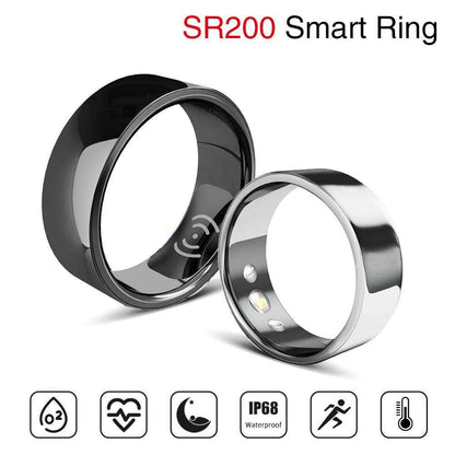 R18 Smart Ring, Waterproof Fitness Tracker with Heart Rate, Blood Oxygen & Sleep Monitoring