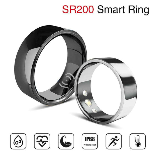 R18 Smart Ring, Waterproof Fitness Tracker with Heart Rate, Blood Oxygen & Sleep Monitoring