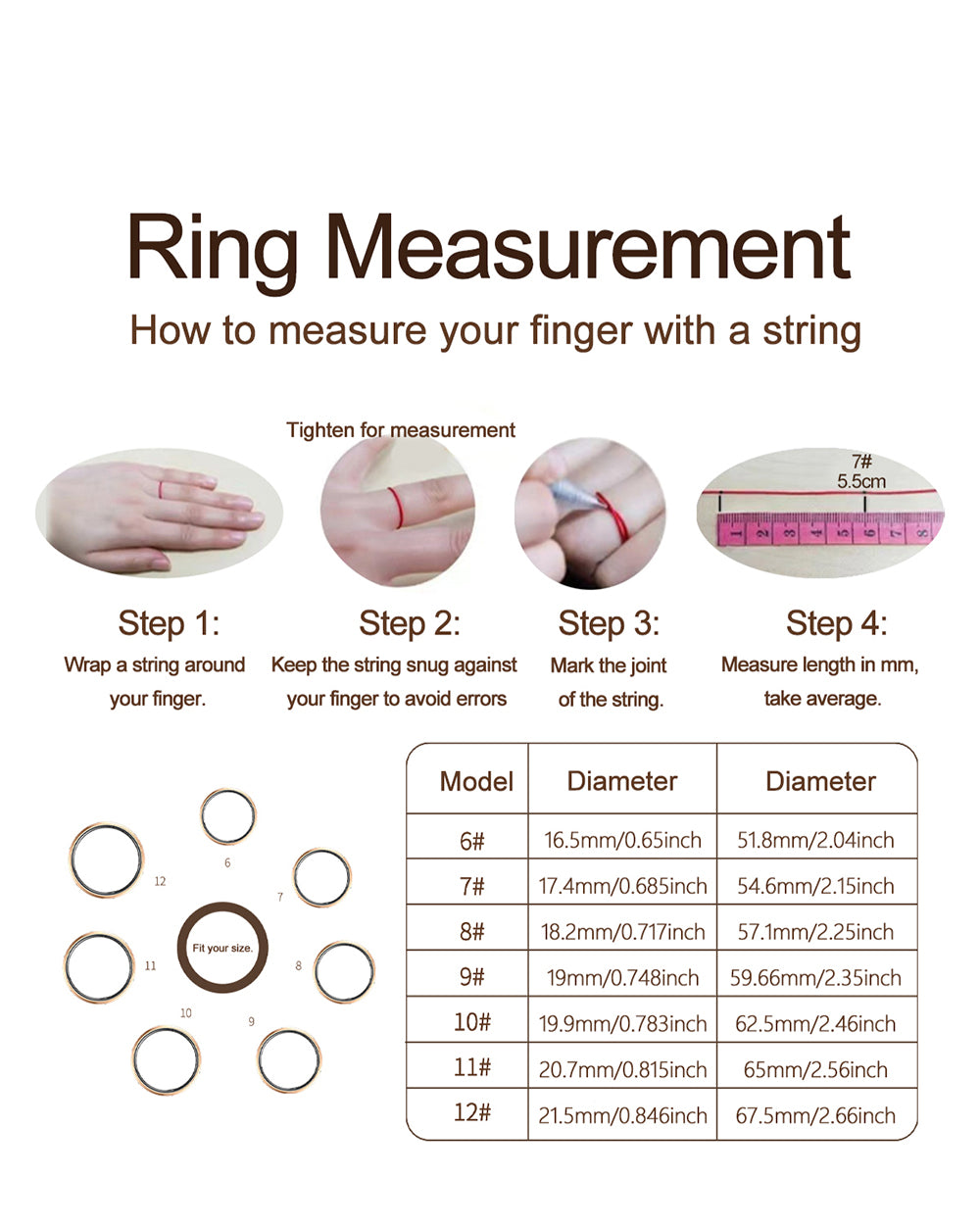 R19 Smart Ring, IP68 Waterproof Health Tracker with Heart Rate, Sleep & Pedometer