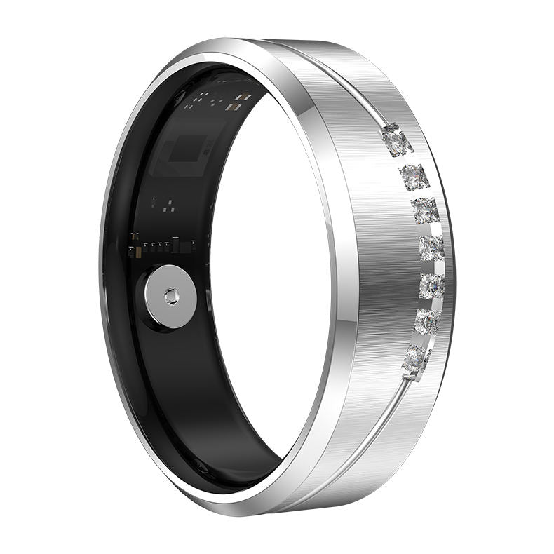 R19 Smart Ring, IP68 Waterproof Health Tracker with Heart Rate, Sleep & Pedometer
