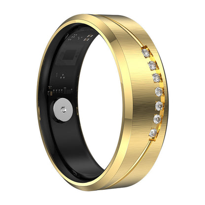 R19 Smart Ring, IP68 Waterproof Health Tracker with Heart Rate, Sleep & Pedometer