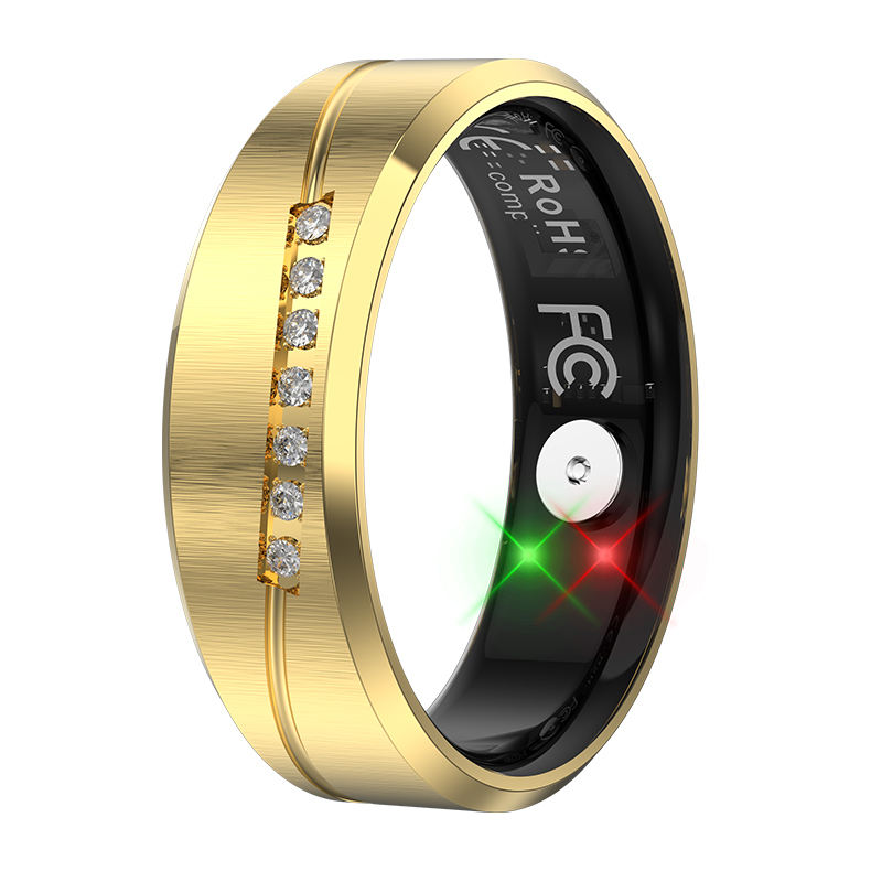 R19 Smart Ring, IP68 Waterproof Health Tracker with Heart Rate, Sleep & Pedometer