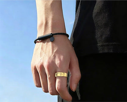 R19 Smart Ring, IP68 Waterproof Health Tracker with Heart Rate, Sleep & Pedometer