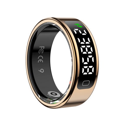 R20 Smart Ring, Heart Rate & Blood Oxygen Tracker with Sleep, Pedometer, Remote Control & Photo Display