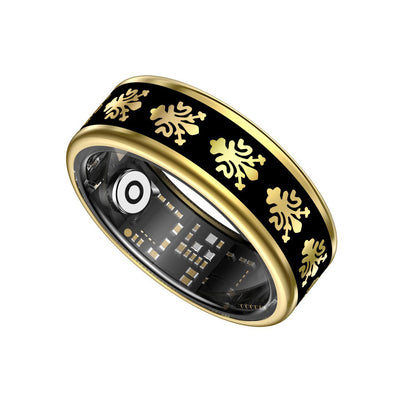 R2 Enamel Smart Ring – Heart Rate, Sleep & Stress Tracker, IP68 Waterproof