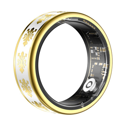 R2 Enamel Smart Ring – Heart Rate, Sleep & Stress Tracker, IP68 Waterproof