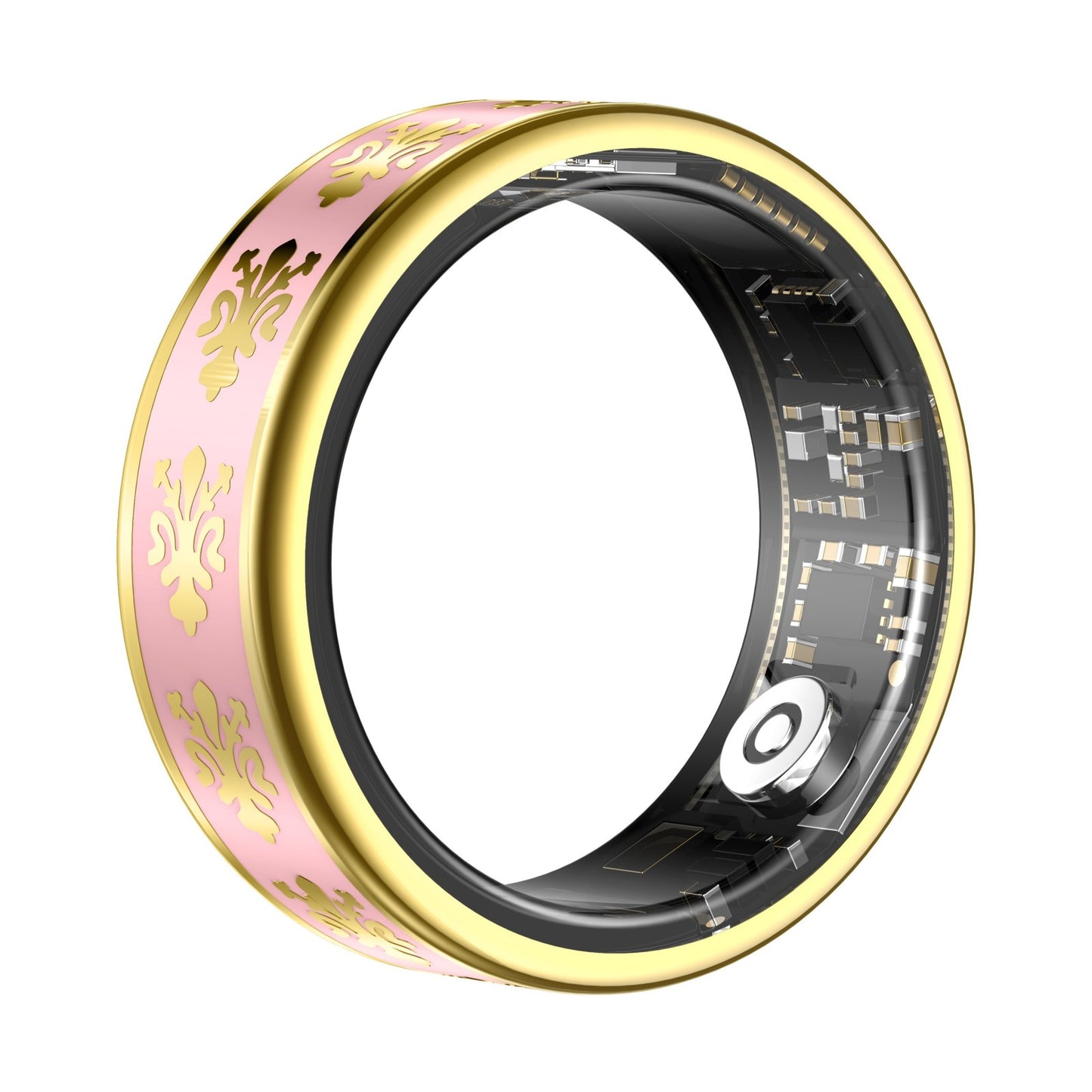 R2 Enamel Smart Ring – Heart Rate, Sleep & Stress Tracker, IP68 Waterproof