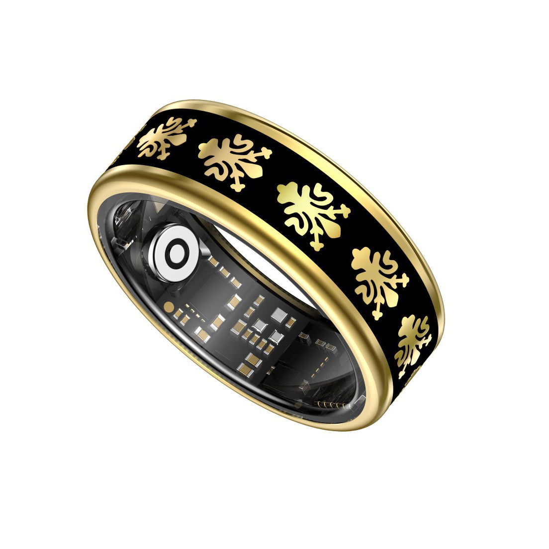 R2 Enamel Smart Ring – Heart Rate, Sleep & Stress Tracker, IP68 Waterproof
