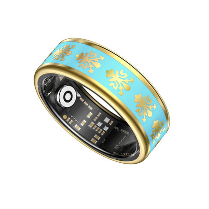 R2 Enamel Smart Ring – Heart Rate, Sleep & Stress Tracker, IP68 Waterproof