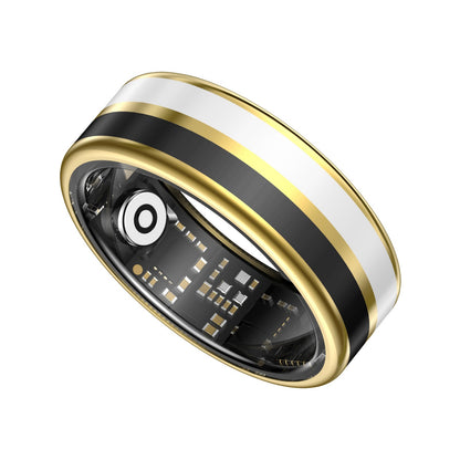 R2 Enamel Smart Ring – Heart Rate, Sleep & Stress Tracker, IP68 Waterproof