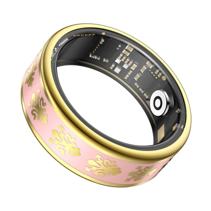 R2 Enamel Smart Ring – Heart Rate, Sleep & Stress Tracker, IP68 Waterproof