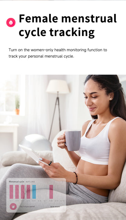 R3 Smart Ring with Prayer Counter & Call Display – IP68 Health Tracker