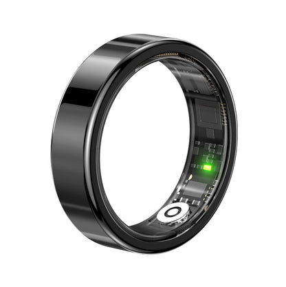 R5 Alloy AMOLED Smart Ring – Heart Rate, Blood Oxygen & Sleep Tracker | IP68 | Magnetic Charging