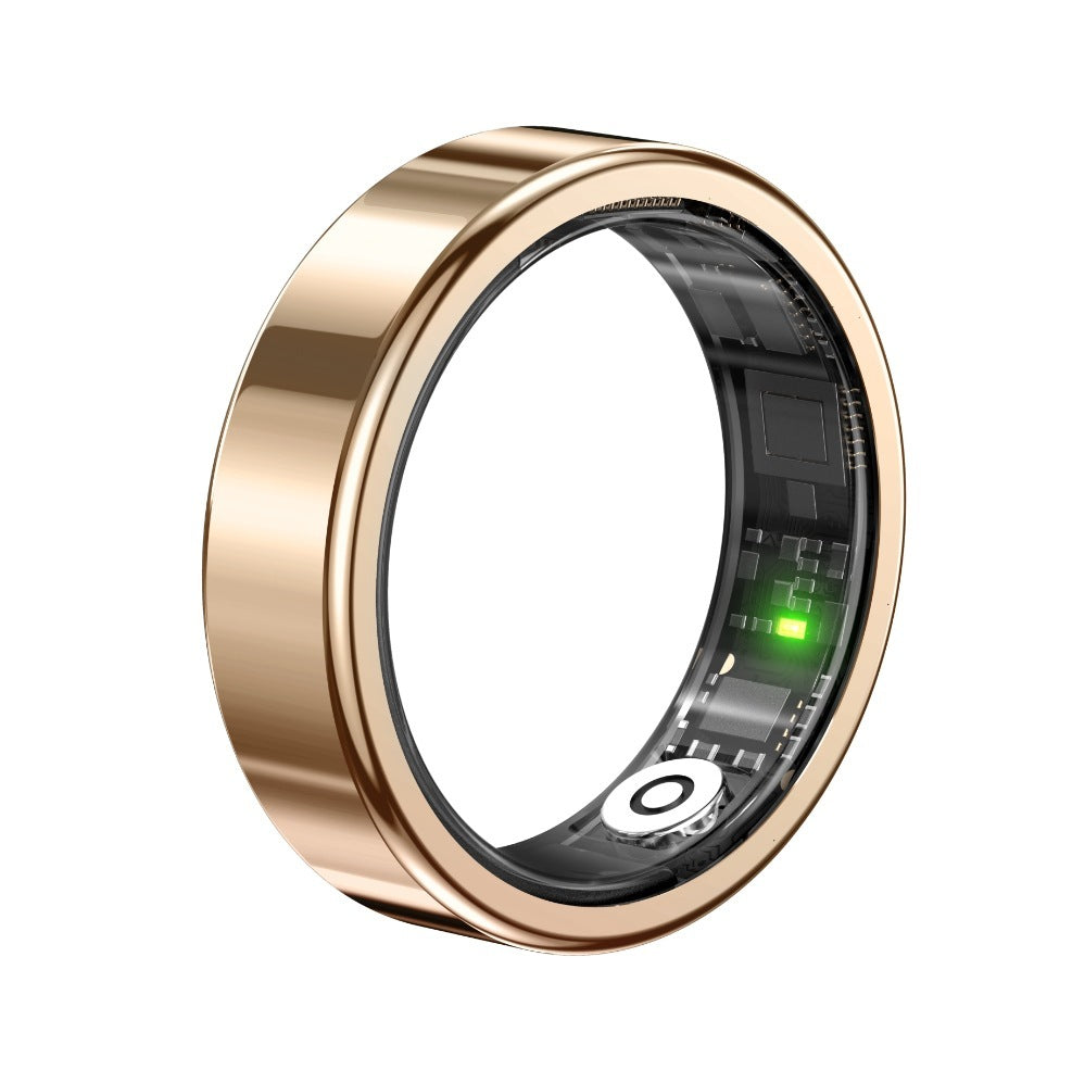 R5 Alloy AMOLED Smart Ring – Heart Rate, Blood Oxygen & Sleep Tracker | IP68 | Magnetic Charging