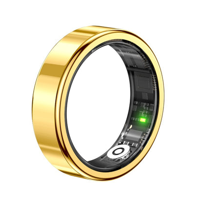 R5 Alloy AMOLED Smart Ring – Heart Rate, Blood Oxygen & Sleep Tracker | IP68 | Magnetic Charging