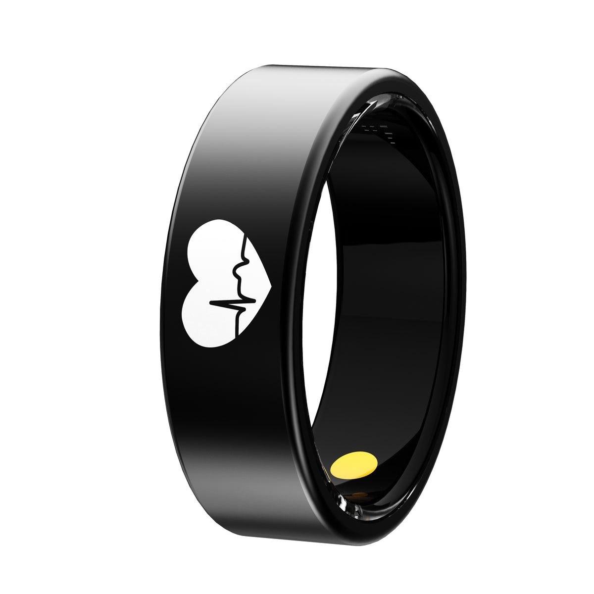 R6 Titanium Smart Ring – ECG, Heart Rate, Blood Oxygen & Sleep Tracker | OLED Display | IP68 Waterproof | BLE