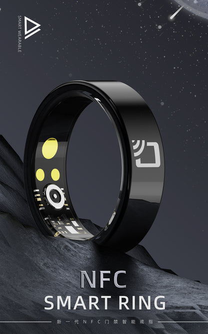 R8 NFC Smart Ring – HRV, Heart Rate, Blood Oxygen & Sleep Tracker | NFC Access Control | IP68 | Magnetic Charging