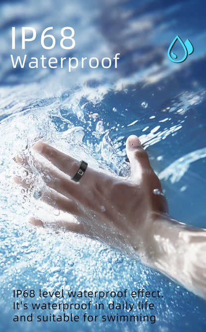 R8 NFC Smart Ring – HRV, Heart Rate, Blood Oxygen & Sleep Tracker | NFC Access Control | IP68 | Magnetic Charging