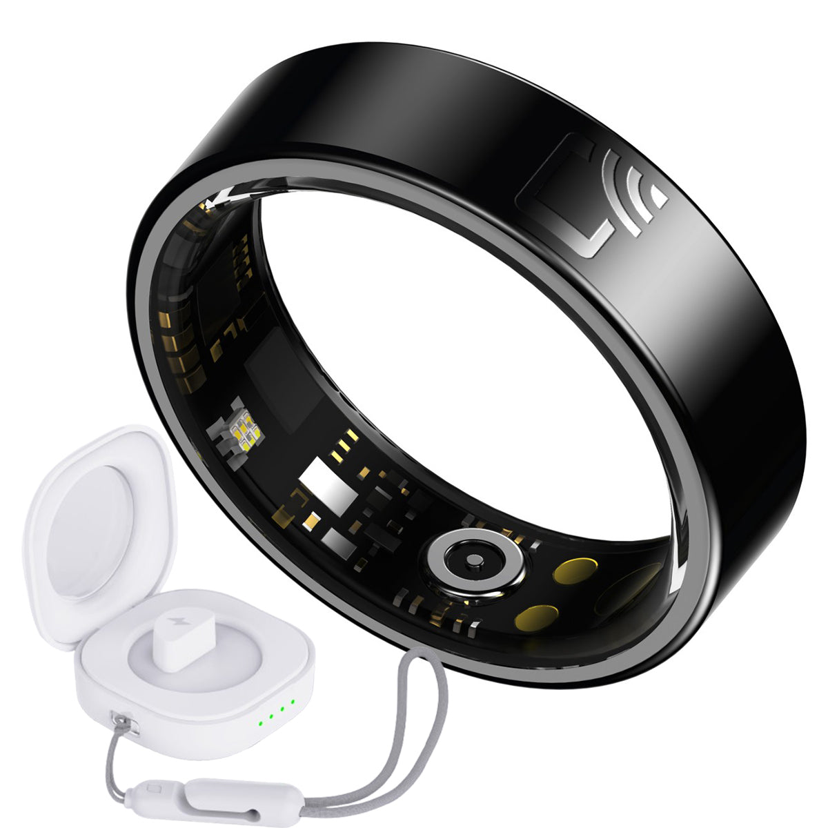 R8 NFC Smart Ring – HRV, Heart Rate, Blood Oxygen & Sleep Tracker | NFC Access Control | IP68 | Magnetic Charging