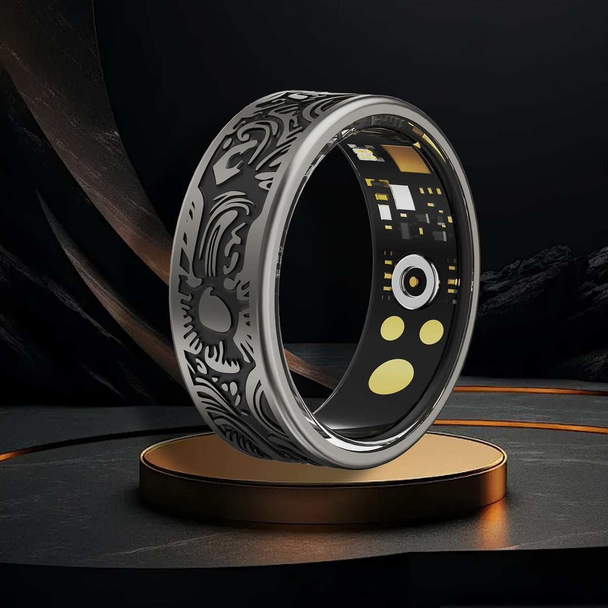 R9 Smart Ring — Heart Rate, Blood Oxygen, Sleep Tracking, Multi-Sport & Long Battery Life