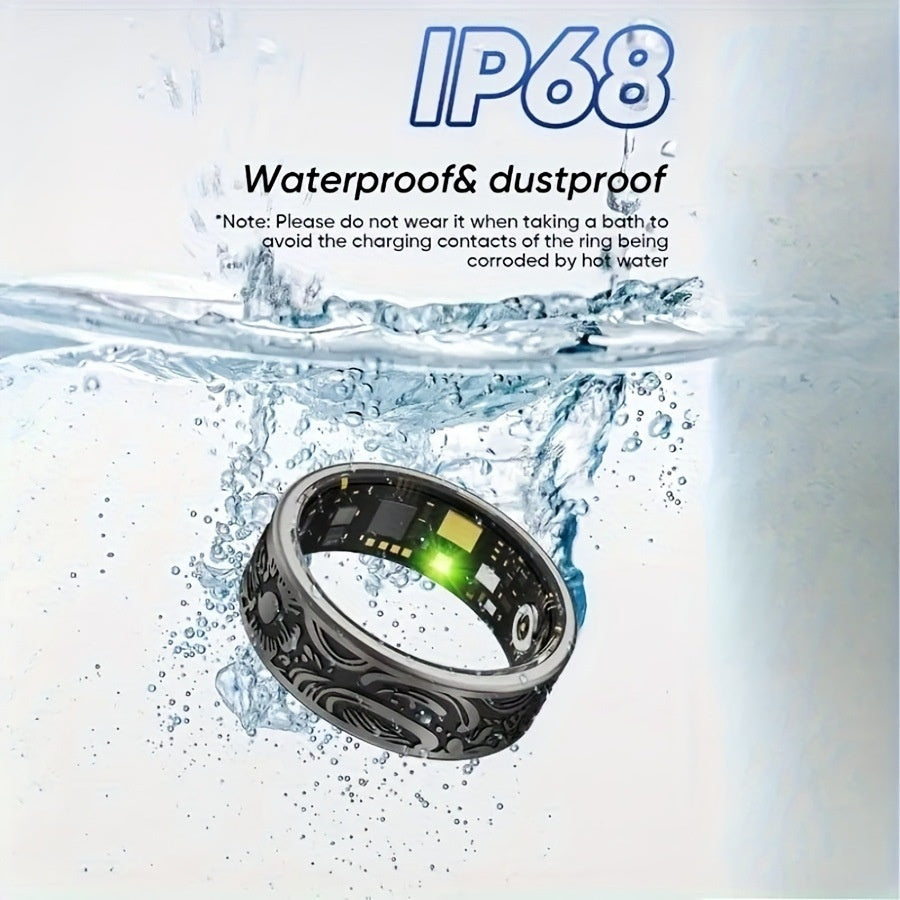 R9 Smart Ring — Heart Rate, Blood Oxygen, Sleep Tracking, Multi-Sport & Long Battery Life