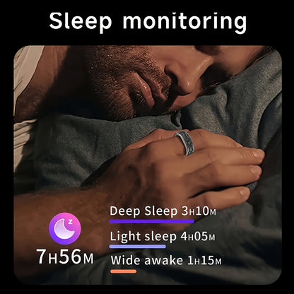 R9 Smart Ring — Heart Rate, Blood Oxygen, Sleep Tracking, Multi-Sport & Long Battery Life