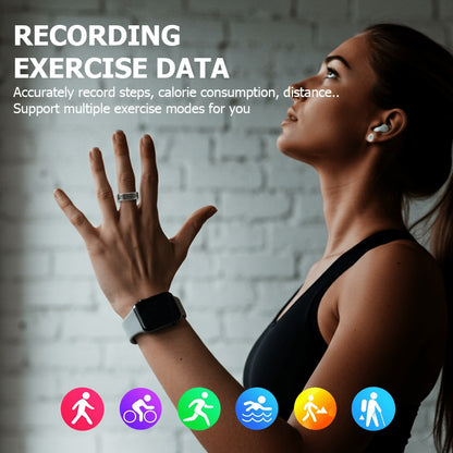R9 Smart Ring — Heart Rate, Blood Oxygen, Sleep Tracking, Multi-Sport & Long Battery Life