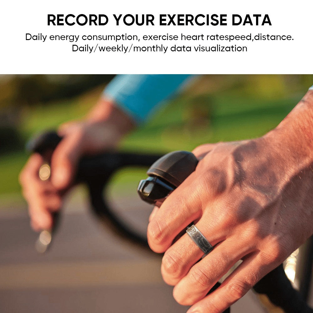 R9 Smart Ring — Heart Rate, Blood Oxygen, Sleep Tracking, Multi-Sport & Long Battery Life