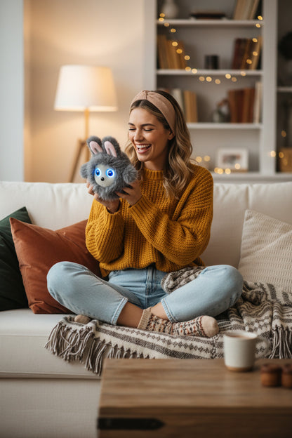 N6 K-Bao Interactive Ai Desktop Robot - Kids Cute Pet Robot | Smart Emotional | Resonance Voice Real-Time Interaction | Multi-Modal AI Model