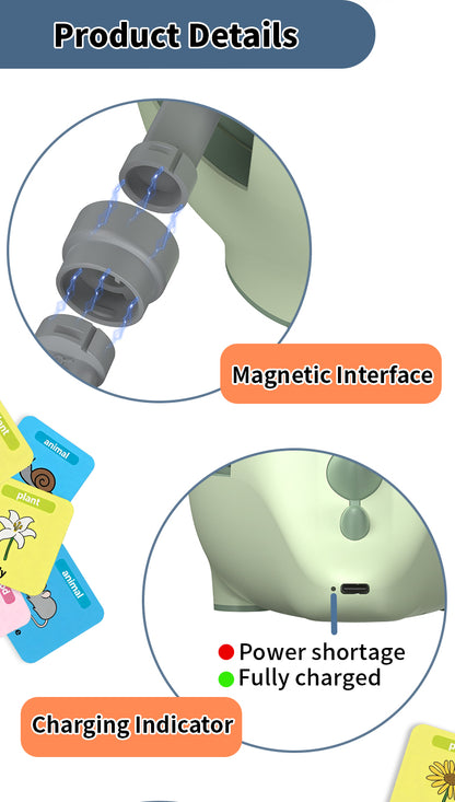 N10 Drawing Robot for Kids, Voice Interactive Educational Toy with 100 Cards