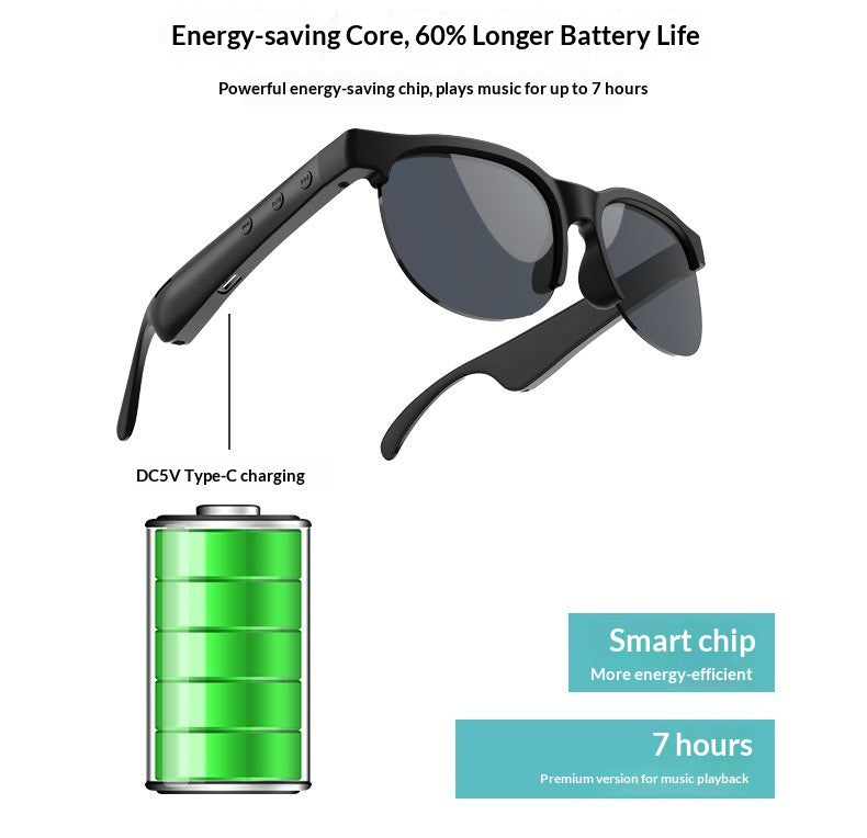 V10 Smart Glasses – Open-Ear Audio, AI Translation & Wireless for Outdoor Sports