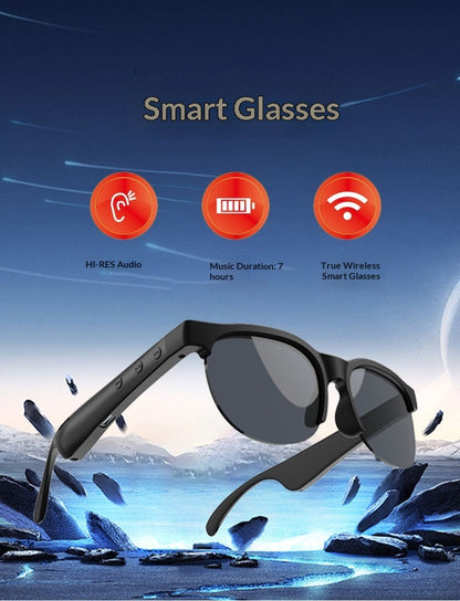 V10 Smart Glasses – Open-Ear Audio, AI Translation & Wireless for Outdoor Sports