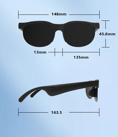 V10 Smart Glasses – Open-Ear Audio, AI Translation & Wireless for Outdoor Sports