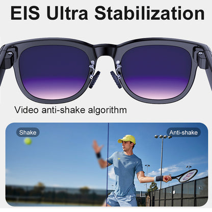 V11 Smart Glasses 8MP Camera – AI Photo, Video, Real-Time Translation & Meeting Recording