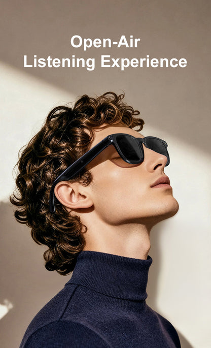 V11 Smart Glasses 8MP Camera – AI Photo, Video, Real-Time Translation & Meeting Recording