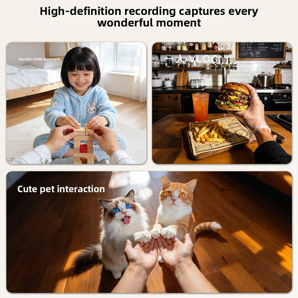 V12 Smart Glasses 13MP HD Camera – AI Real-Time Translation, Photo & Video Recording, 290mAh Type-C