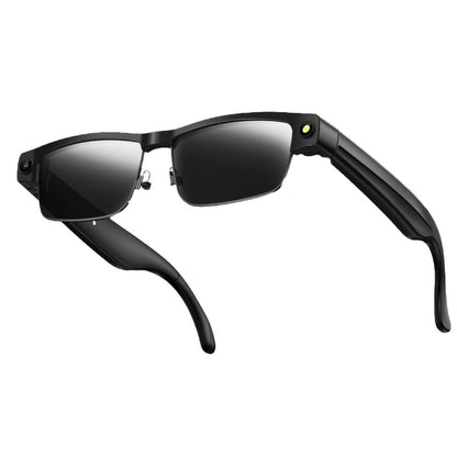 V15 AI Smart Camera Glasses | 8MP 1200P Anti-Shake Video, WiFi, Calling & AI Voice Assistant
